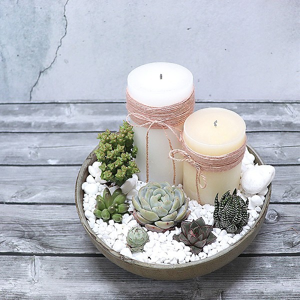 천연 인테리어 정원 어항 장식 돌 백자갈 3호 1.5kg