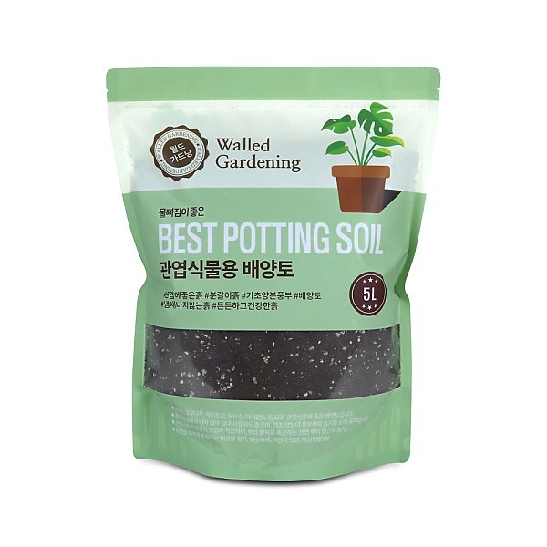 월드가드닝 관엽식물용 배양토 5L