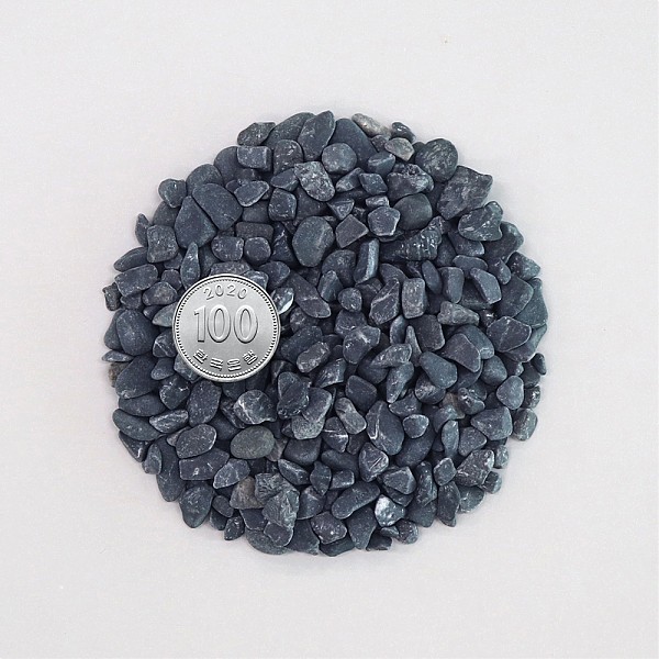 화분월드 정원 마당 인테리어 장식돌 흑자갈 0호 15kg