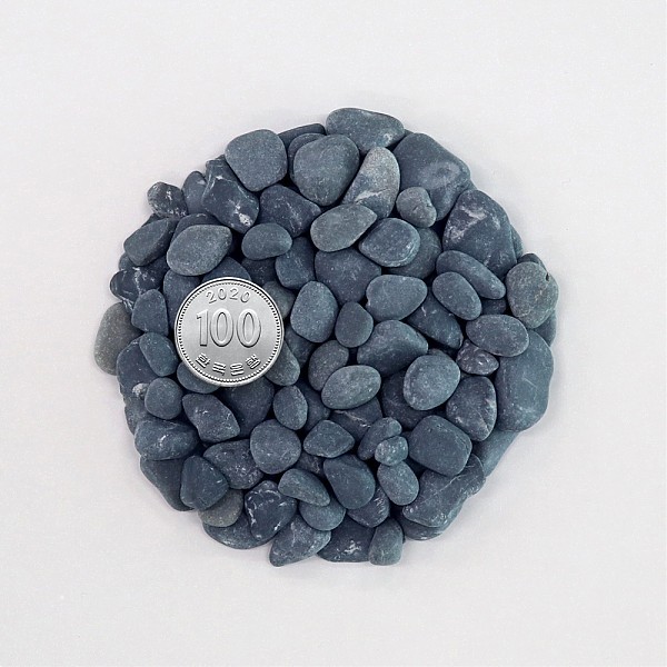 화분월드 정원 마당 인테리어 장식돌 흑자갈 1호 15kg